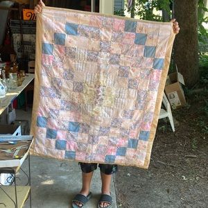 Handmade baby quilt